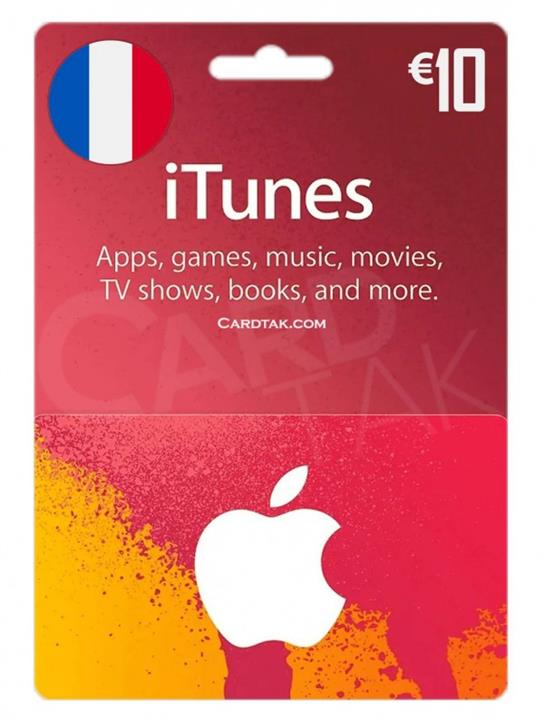 گیفت کارت اپل آیتونز 10 یورو فرانسه (FR)